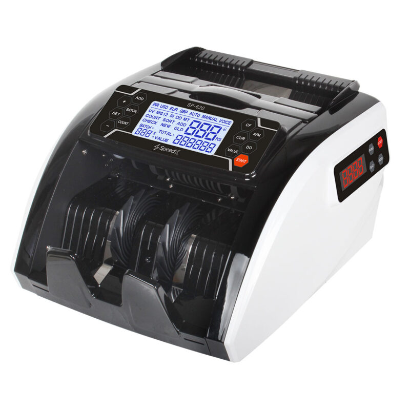 Speedx Sp-620 Side Digital Display Advanced Cash Counter Machine With Fake Note Deduction