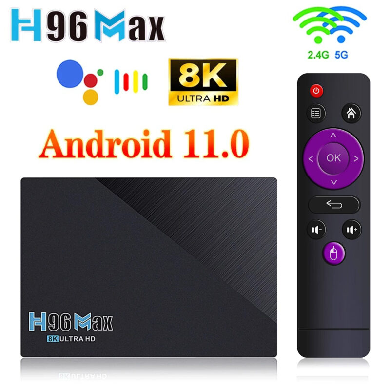 Smart Box H96MAX Quad Core 4k Ulta HD