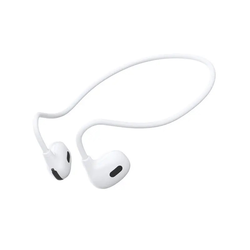 Pro Air Neck Hanging Wireless Earphone White