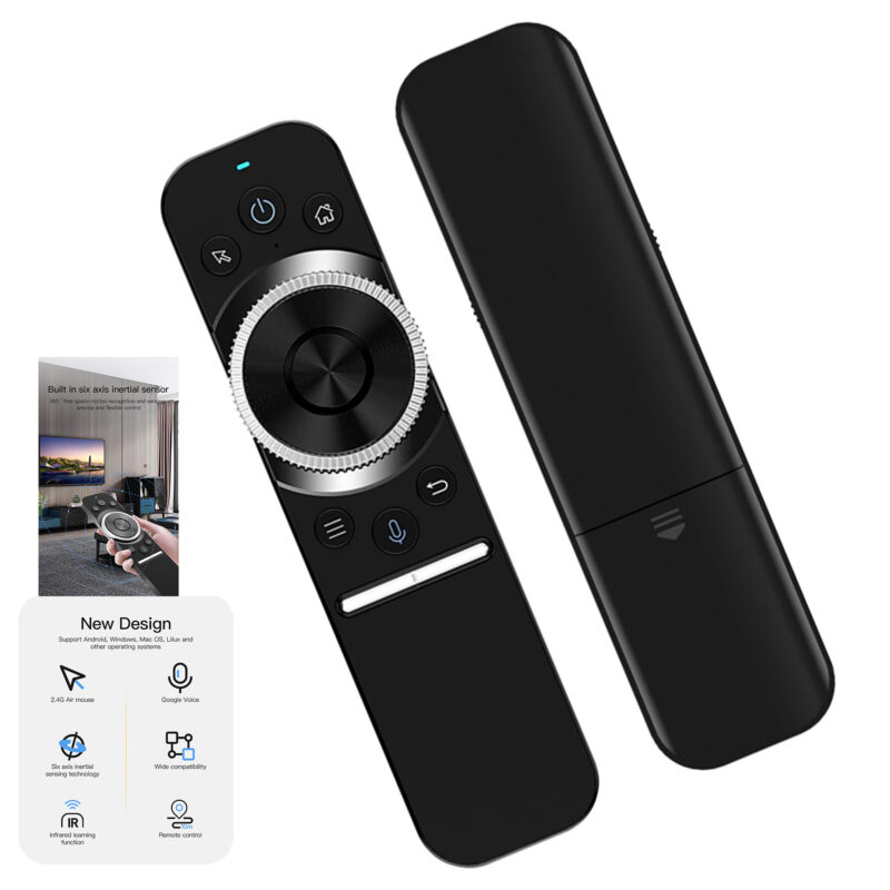W1s Air Mouse Remote Control Built-In Gyroscope Sensor Smart Tv Android Tv Box