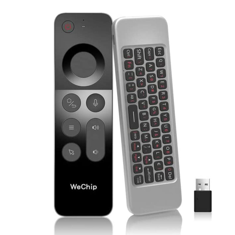 Wechip W3 Air Mouse Remote Motion Sensing 4 In 1 Wireless Keyboard Remote For Smart Tv